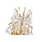 Cwi Lighting Princess 8 Light Down Chandelier With Gold Finish 8012P20G - alternate 4